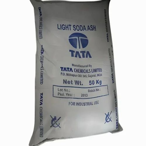 White Tata Soda Ash Light, for Detergent, Grade Standard : Industrial Grade