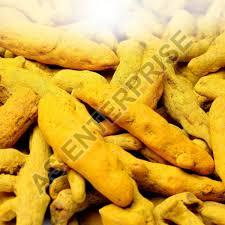 Raw Natural Turmeric Finger, Color : Yellow