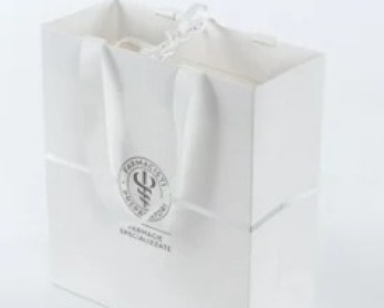 2 Kg White Fancy Paper Shopping Bags