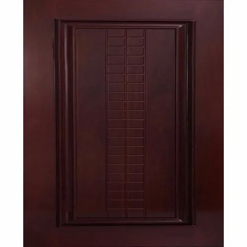 Brown Plain Polished Designer Wooden Flush Door, for Industrial, Open Style : Swing