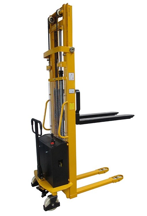 Globe Machmovers Battery Operated Stacker, for Weight Lifting, Color : Yellow