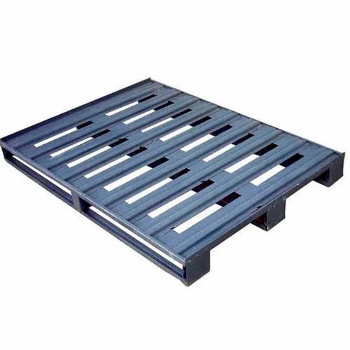 Globe Machmovers Paint Coating Mid Steel Storage Pallet, Feature : Durable, High Durability