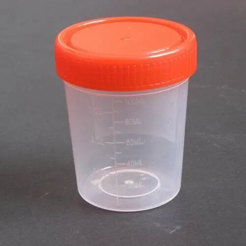 Plastic Round Plain Medmech Urine Container
