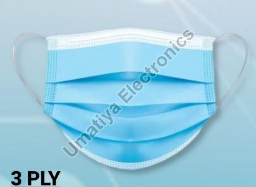 Woven 3 Ply Masks, for Clinic, Color : Sky Blue