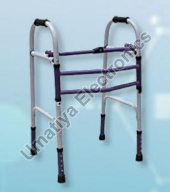 Paint Coating Aluminium Double Support Walker, for Handicapped Use, Feature : Durable, Eco-Friendly