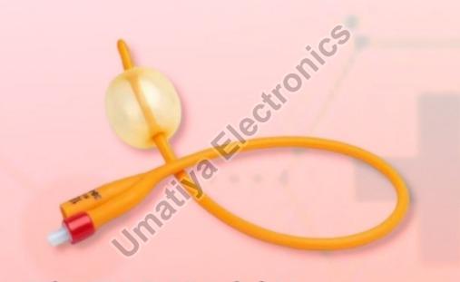 Orange Plastic Foley Balloon Catheter