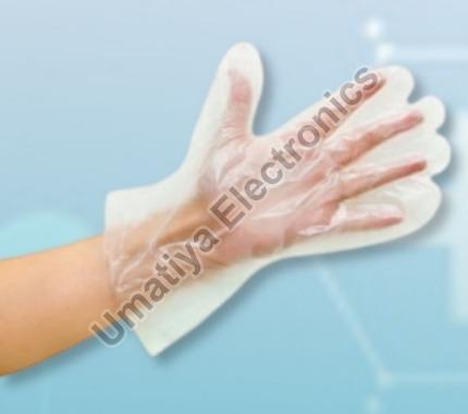 Transparent Plastic Vinyl Examination Gloves, for Lab, Gender : Unisex