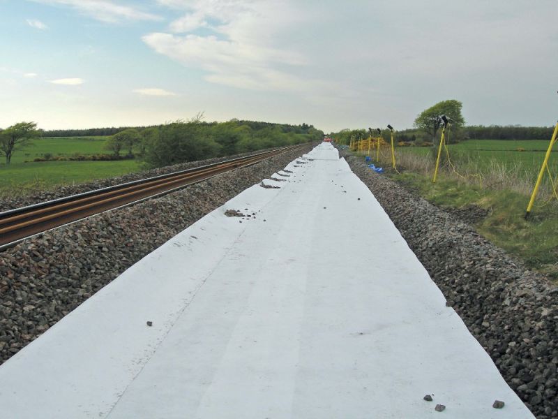 Plain Non Woven Railway Geotextiles, Feature : Filtration, Premium Quality, Protect From Drainage