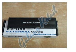 Rectangular Polished 2.5 HDD External Case, Color : Black
