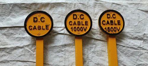 Cast Iron DC Cable Route Marker, for Industrial Use