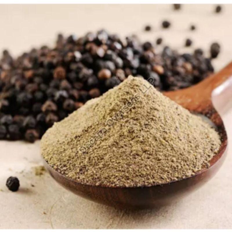 Brown Raw Black Pepper Powder, for Cooking, Grade Standard : Food Grade