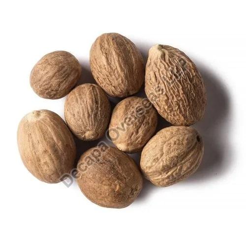 Brown Raw Organic Whole Nutmeg, for Cooking, Grade Standard : Food Grade