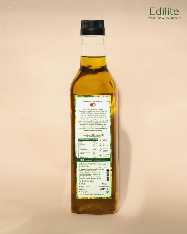 Cold Pressed Black Mustard Oil