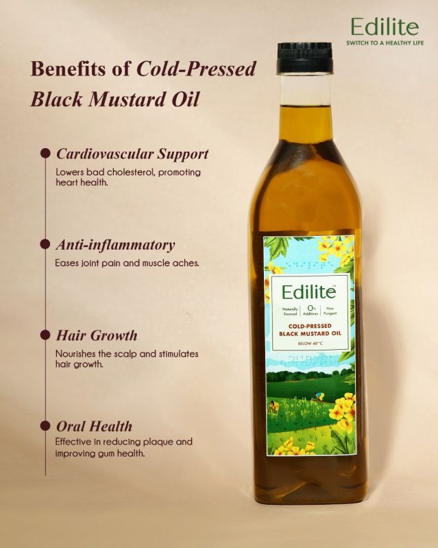 Cold Pressed Black Mustard Oil