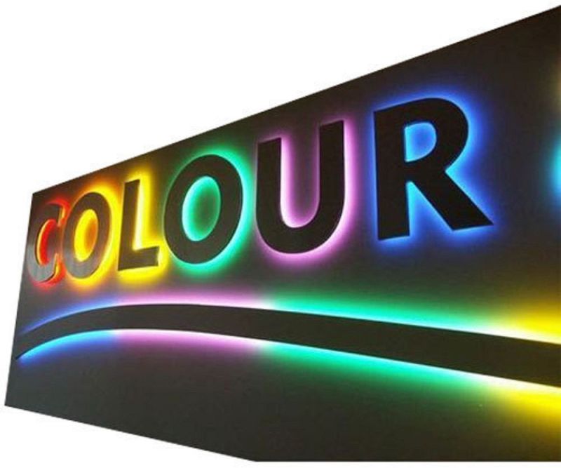 LED Backlit Sign Board