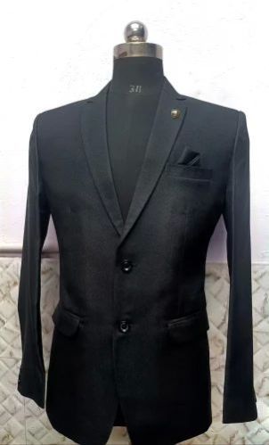 Men Polyester Casual Blazer