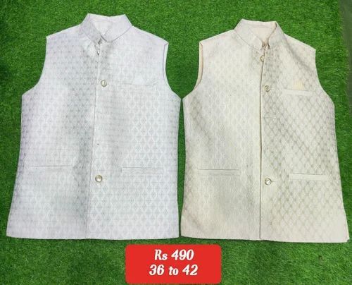 Mens Jacquard Nehru Jacket