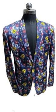 Mens Printed Party Wear Blazer