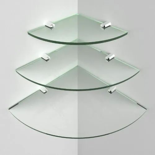 Glass Corner Shelf