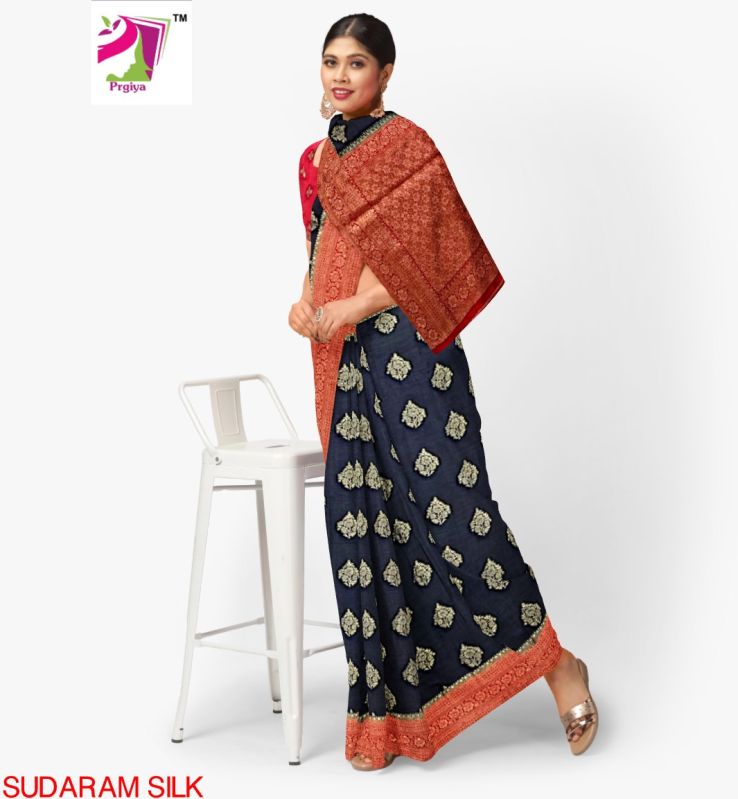 Chinon Silk Saree