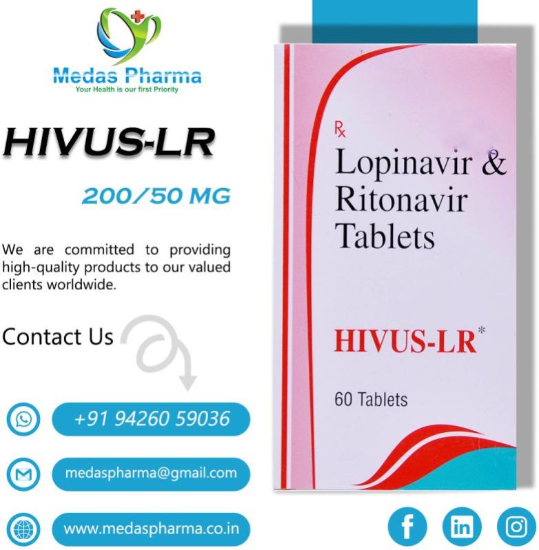 Hivus LR Lopinavir & Ritonavir Tablets