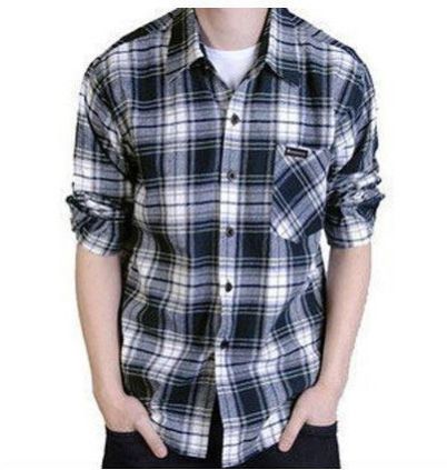 Mens Casual Check Shirt