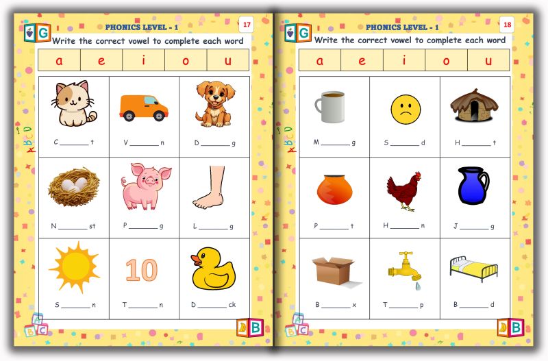 Phonics Level 1 Book