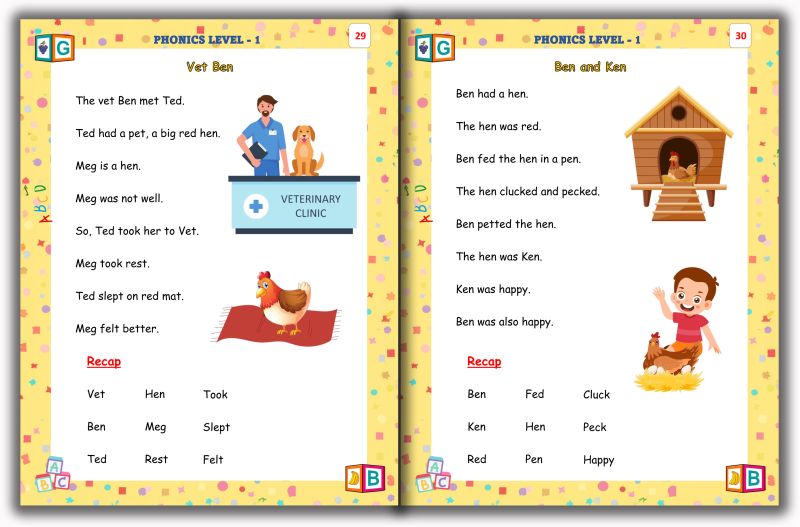 Phonics Level 1 Book