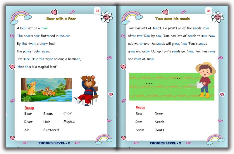 Phonics Level 2 Book