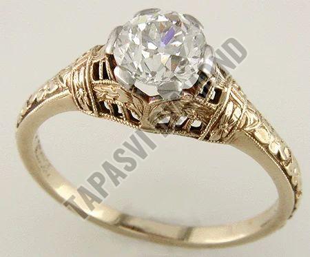 Ladies Antique Diamond Engagement Ring