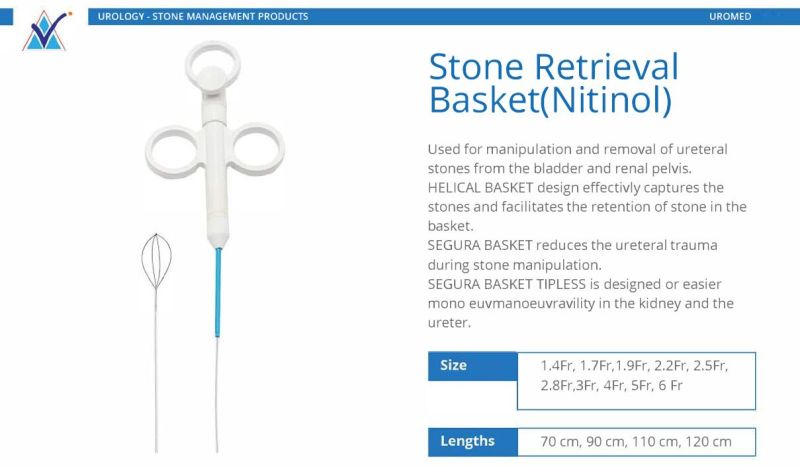 Nitinol Stone Retrieval Basket