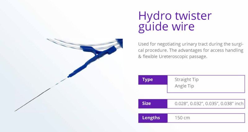 Radiology Hydro Twister Guide Wire