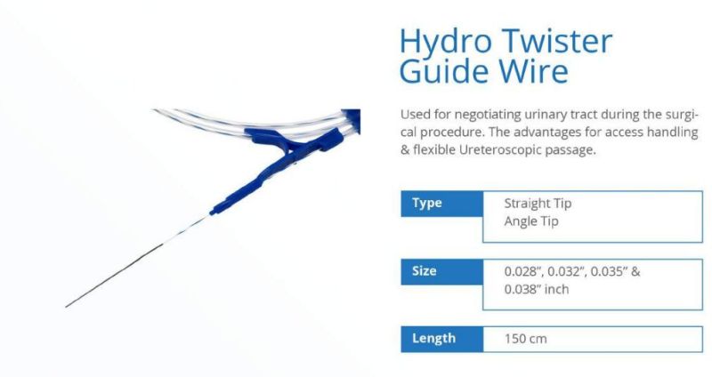 Urology Hydro Twister Guide Wire