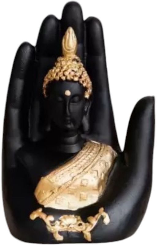 Palm Buddha Idol Ployresin Statue