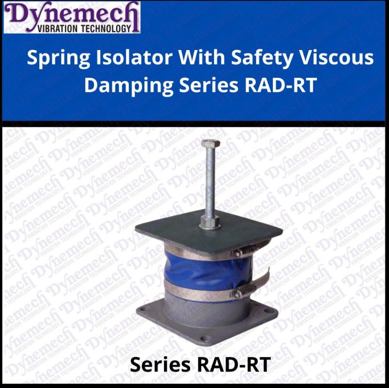 Spring Isolator With Safety Viscous Damping Series RAD-RT