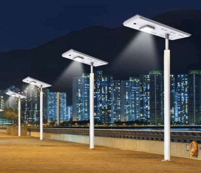 18W White LED Solar Street Light