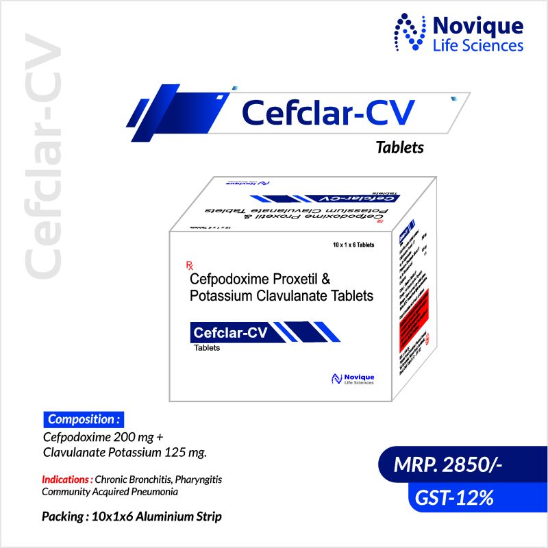 Cefpodoxime 200 Mg + Clavulanate Potassium 125 Mg