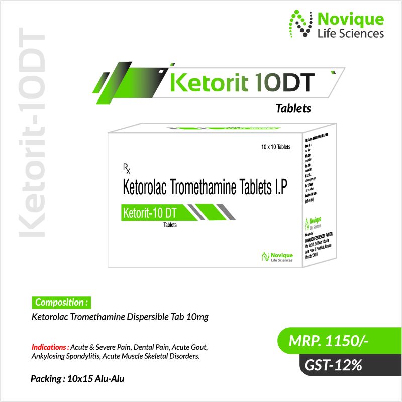 Ketorolac Tromethamine Dispersible Tablet