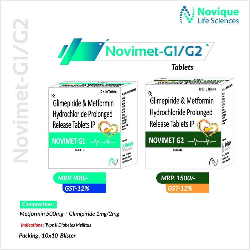 Metformin Hydrochloride Sr Glimipiride Tablets