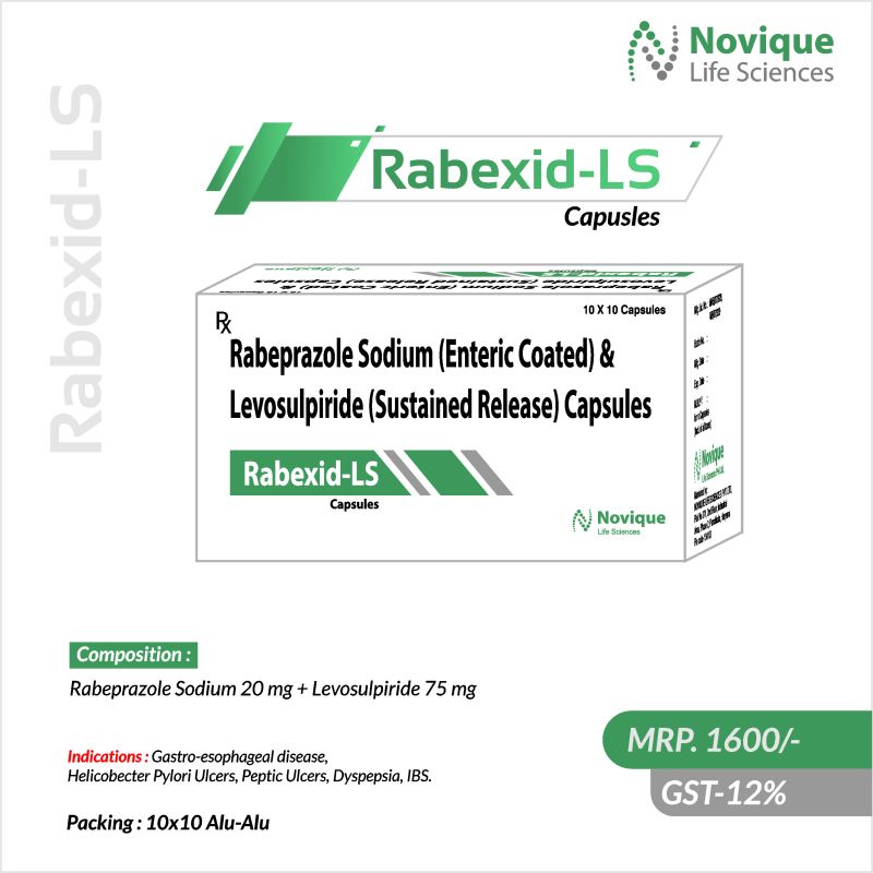 Rabeprazole Sodium 20 Mg + Levosulpiride75 Mg