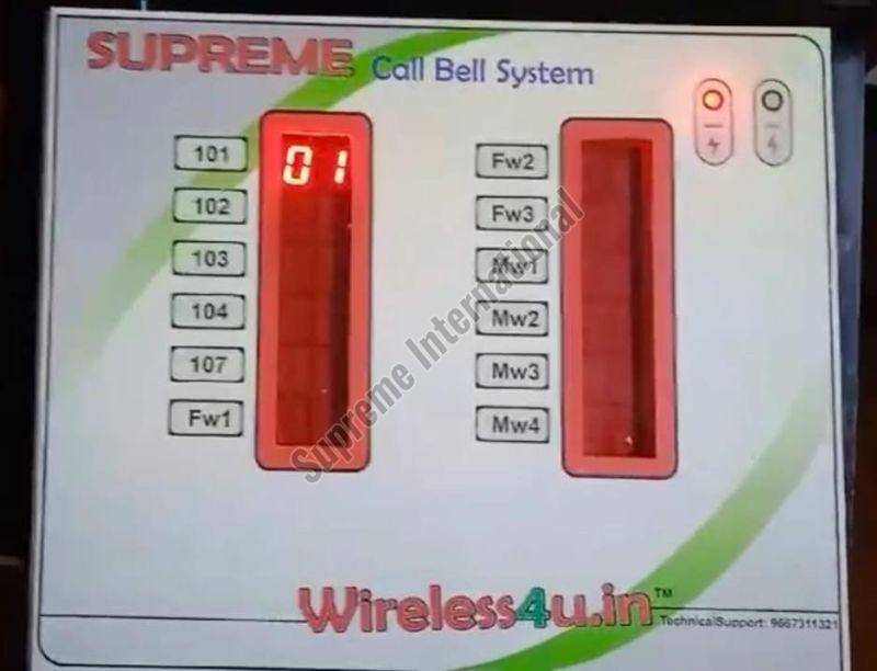 Wireless Nurse / Waiter / Peon Call Bell System For 8 User