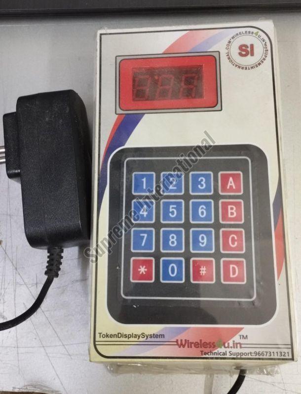 Wireless 3 Window Token Number Display System