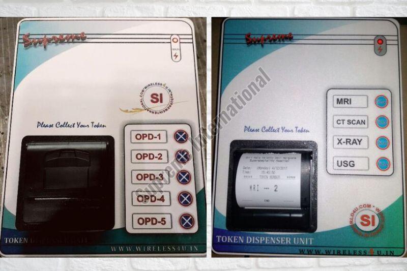 Supreme Token Dispenser - For 4 OPD\'s