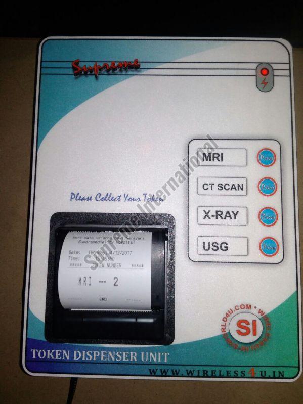 Supreme Token Dispenser - For 4 OPD\'s