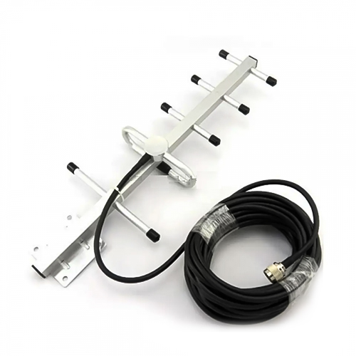 GSM 15dBi Yagi Antenna With RG58 Cable (L-3Mtr) + N (M) St. Connector