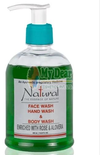 Natural Hand Face Body Wash
