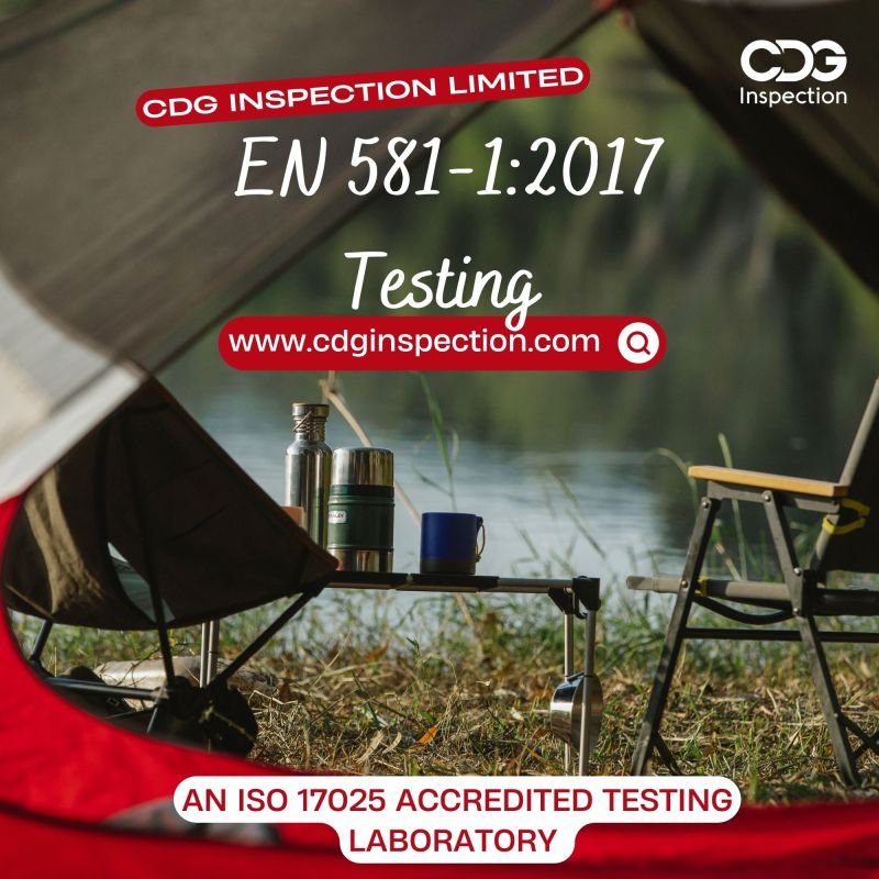 En 581-1:2017 Testing (seating and Tables For Camping)