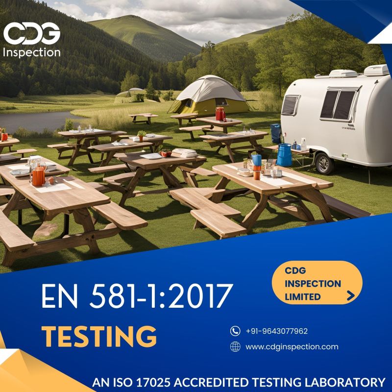 En 581-1:2017 Testing (seating and Tables For Camping)