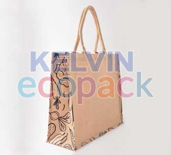14 X 14 X 6 Inch Jute Shopping Bag