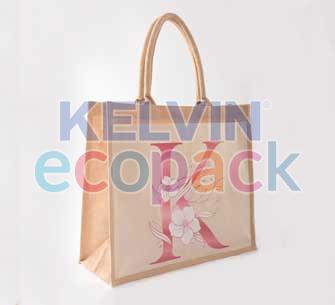 14 X 16 X 6 Inch Jute Shopping Bag